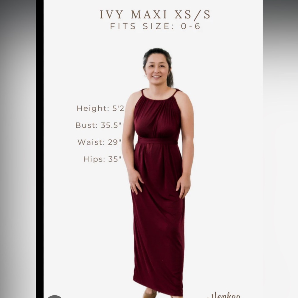 Henkaa Ivy Black Convertible Maxi Dress